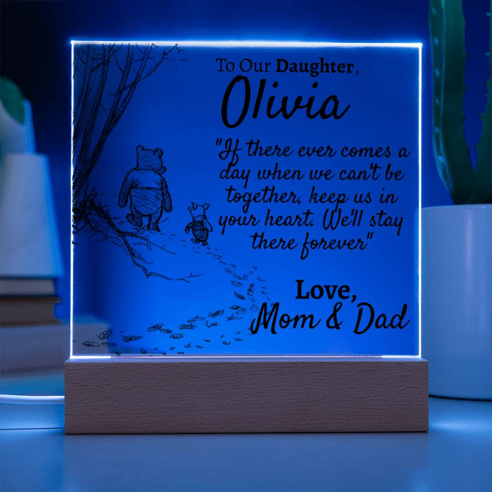 Personalized Our Daughter - Comes a Day - Mom and Dad - Love You This Much