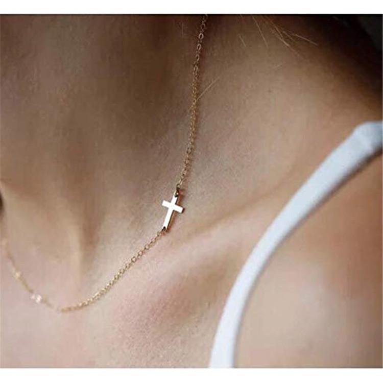 Promoted Mom to Grandma Cross Necklace - Love You This Much