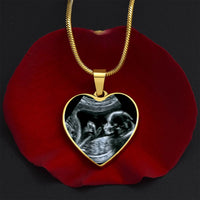 Thumbnail for Ultrasound Heart Neckalce - Love You This Much